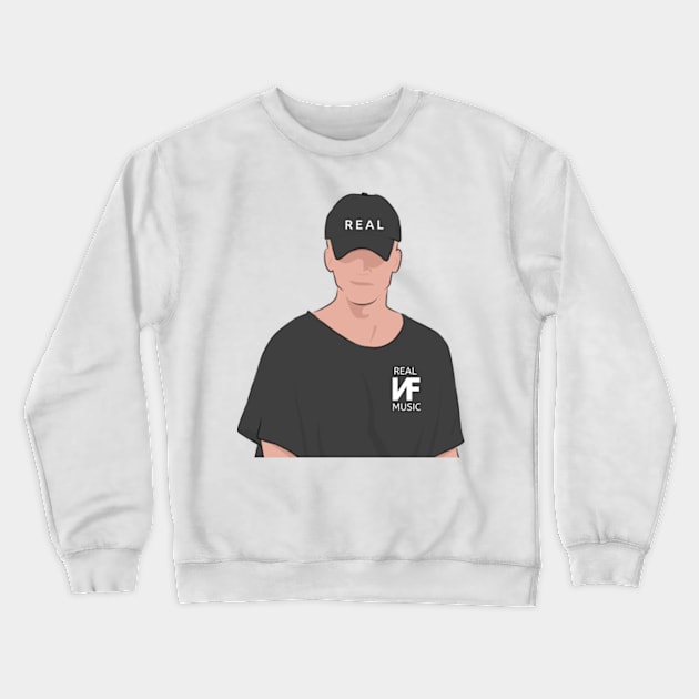 NF smirk design Crewneck Sweatshirt by Lottz_Design 